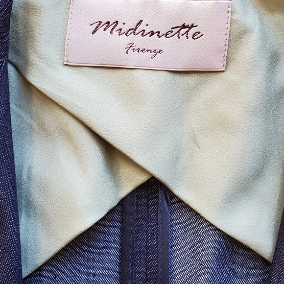 Midinette Firenze size M Denim Blazer with button detail - Picture 10 of 14